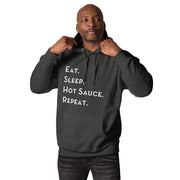 Unisex Hoodie Eat Sleep Hot Sauce Repeat