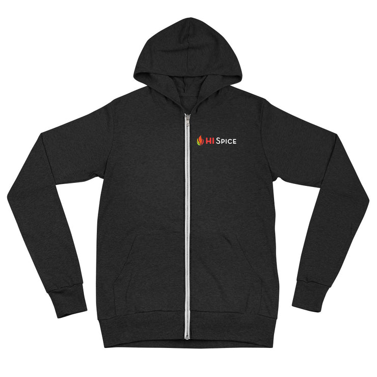 HI Spice zip up hoodie